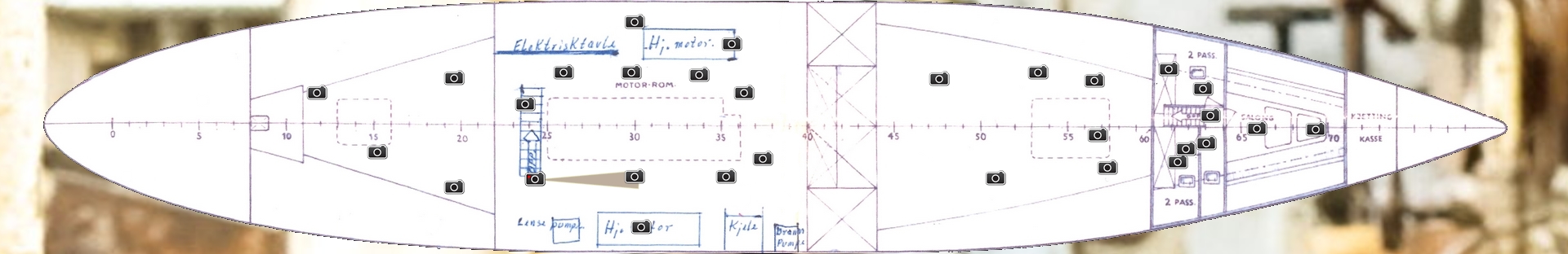 Skogøy, maskindekk, desember 2021